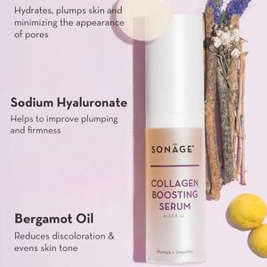 🌹Son-age Collagen Boosting Serum Plumps and Smooths Vegan Collagen 1 fl oz NIB
